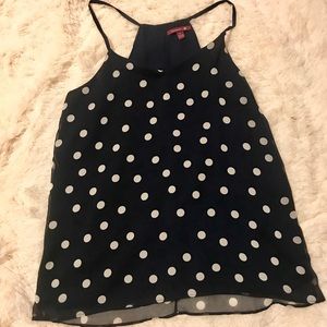 Polka dot tank top
